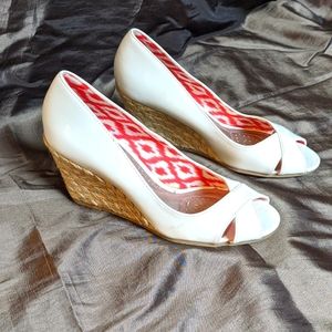 Peep Toe Wedge Sandals
